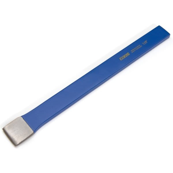 Estwing 1-1/4-Inch Flat Utility Chisel Blue