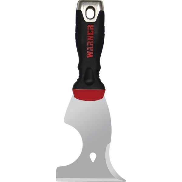 Warner Tool 90173 Progrip 8-In-1 Stiff Head Steel Glazier Knife, Package Of 5