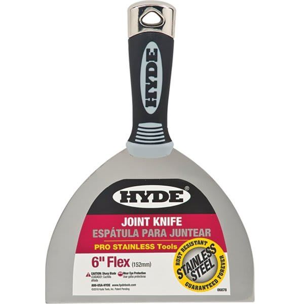 Hyde 06878 6" Pro Stainless Flex Joint Knife Hammer Head, Package Of 5