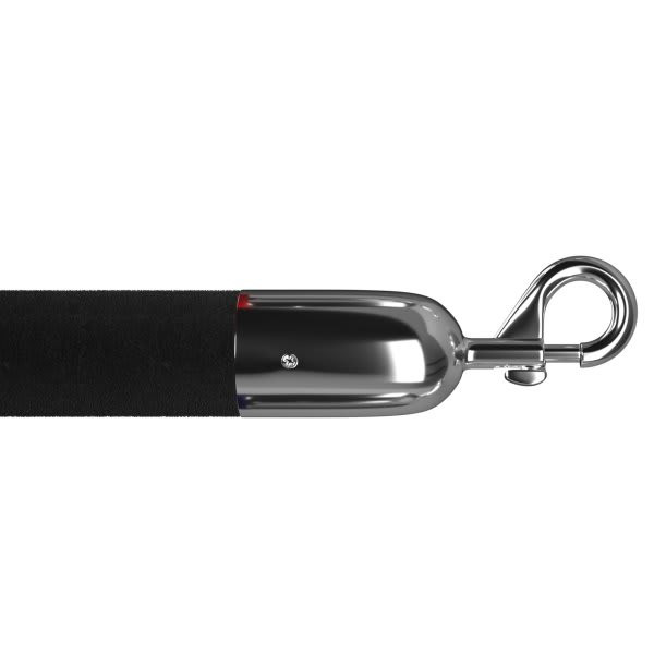 Montour Line Vl310rope 6ft. Black Rope And Ss Snap Ends