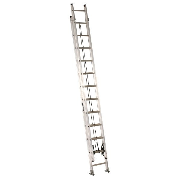 Louisville Ladder Ae2200 24 Ft. 300 Lb. Aluminum 24-Step Extension Ladder