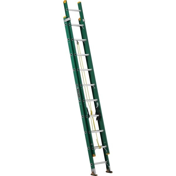 Louisville Ladder Fe0600 20 Ft. 225 Lb. Fiberglass 20-Step Extension Ladder