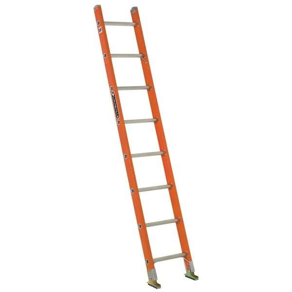 Louisville Ladder Fe3100 8 Ft. 300 Lb. Fiberglass 8-Step Straight Ladder
