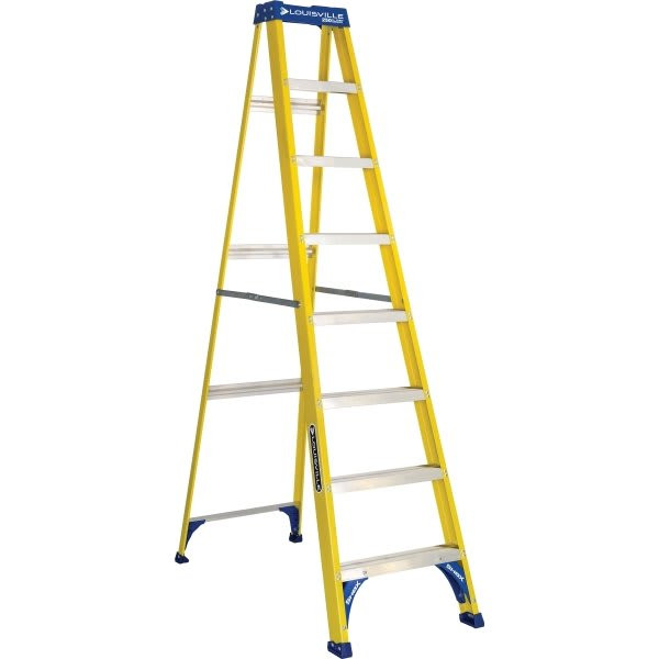 Louisville Ladder Fs2000 8 Ft. 250 Lb. Fiberglass 7-Step Stool Ladder
