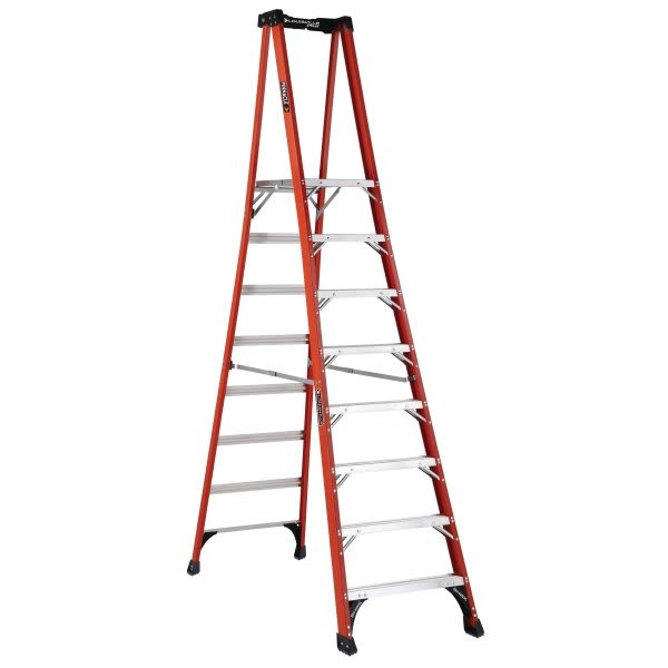 Louisville Ladder Fxp1800hd 8 Ft. 375 Lb. Fiberglass Pinnacle Platform Step Ladder