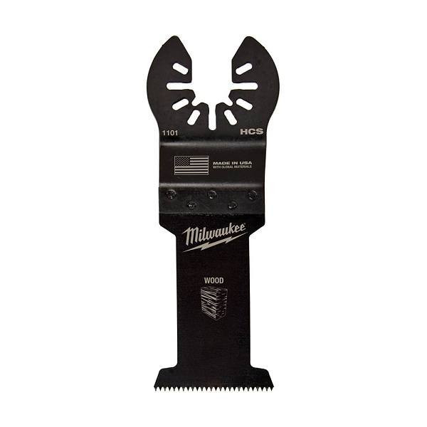 Milwaukee 1-3/8 In. High Carbon Steel Universal Fit Wood Oscillating Blade