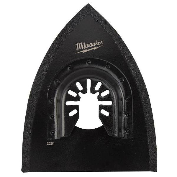 Milwaukee Open-Lok 3" Bi-Metal Carbide Grit Universal Fit Hybrid 2-In-1 Grout Removal Oscillating Blade