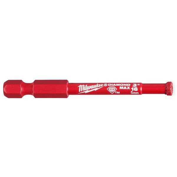Milwaukee 3/16" Diamond Max Porcelain, Tile, And Stone Cutting Hole Saw