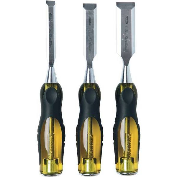 Stanley Fatmax Thru-Tang Wood Chisel Set (3-Piece)