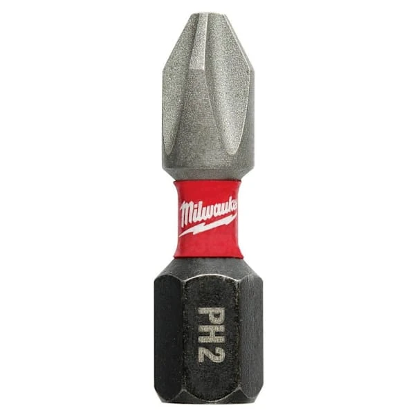 Milwaukee Shockwave Impact Duty 1 In Phillips #2 Alloy Steel Bit Package Of 5