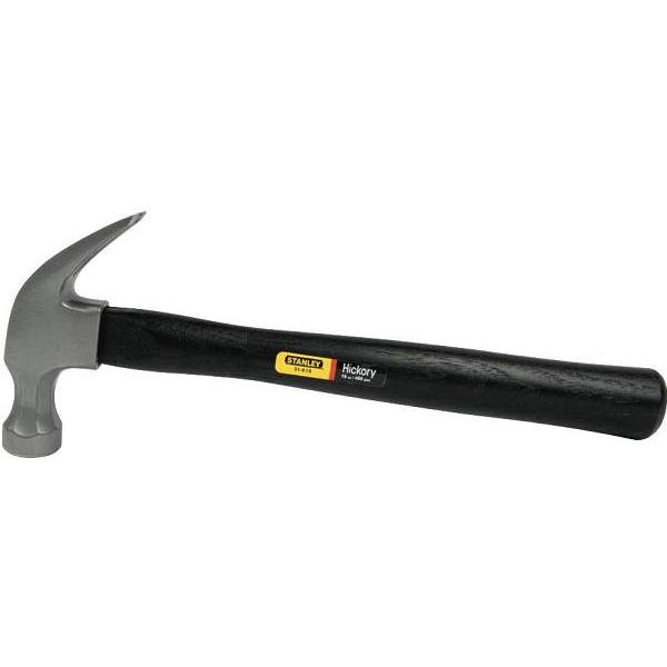 Stanley 16 Oz Curved Claw Wood Handle Nailing Hammer