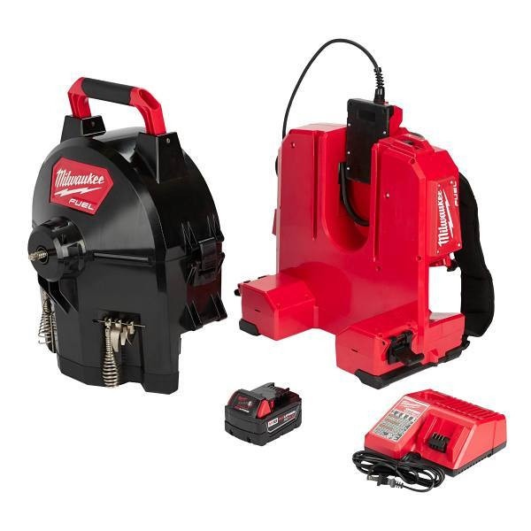 Milwaukee M18 Fuel 18v Li-Ion Brushless Cordless Drain Cleaning 3/8 In. System Kit