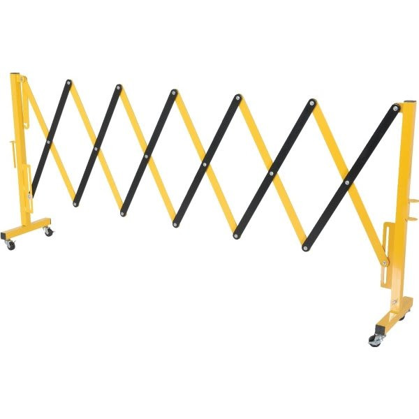 Vestil Aluminum Expand-A-Gate With Casters