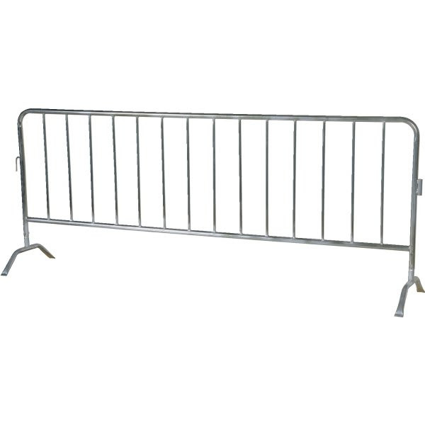 Vestil Galvanized Barrier With Curved Feet