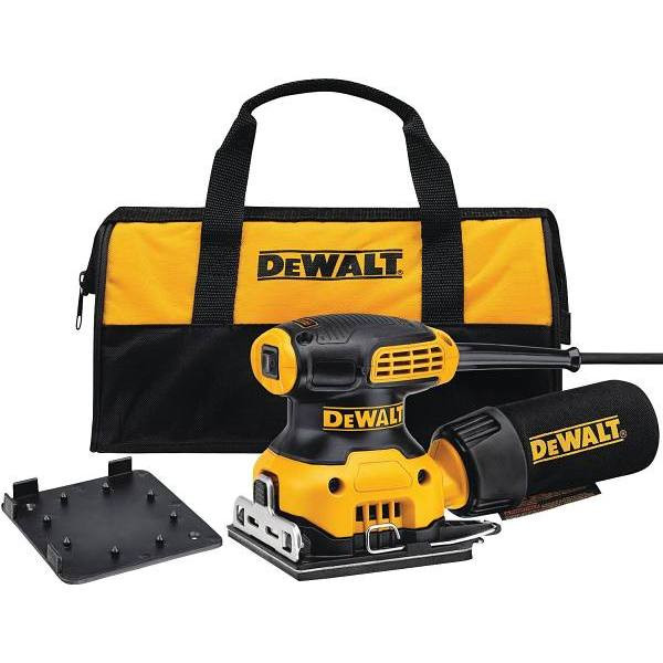 DeWalt 2.3a 1/4 In. Corded Sheet Palm Grip Sander Kit W/ Contractor Bag