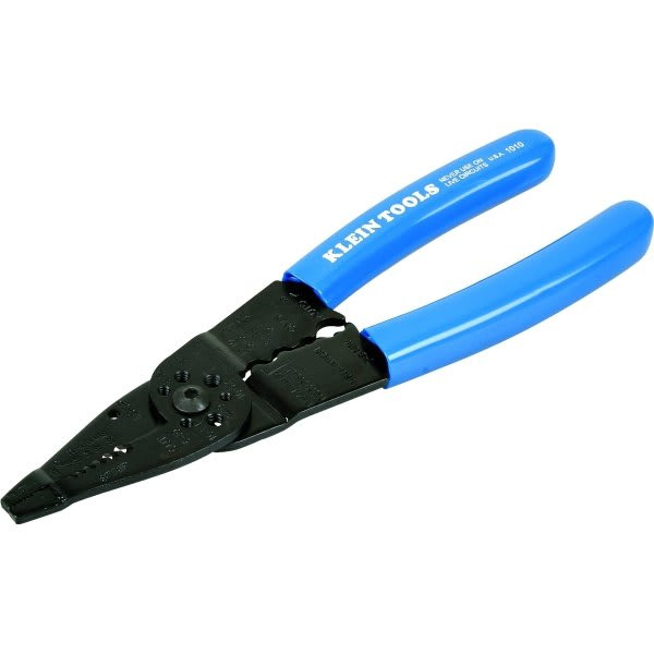 Klein Tools Long Nose All-Purpose Tool, Serrated Plier Jaws, Cuts And Crimps