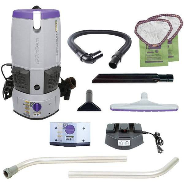 Proteam Gofree Flex Pro Ii 6 Qt 12 Ah Backpack Vacuum W/ Xover Tool Kit