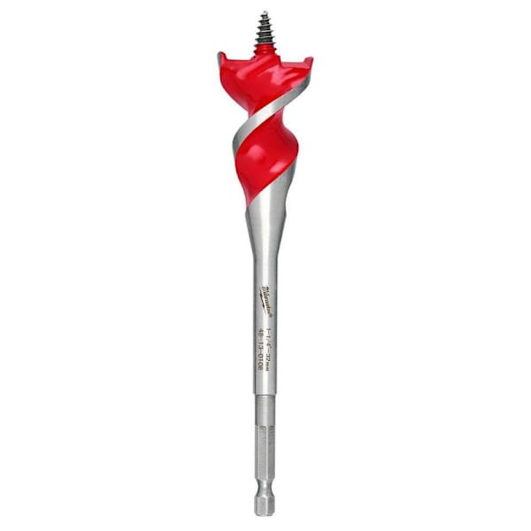 Milwaukee 1-1/4 In. X 6 In. High-Speed Steel Feed Wood Auger Bit