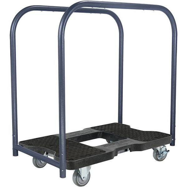 Snap-Loc Industrial Strength E-Track Panel Cart Dolly, 1500 Lb. Capacity (Black)