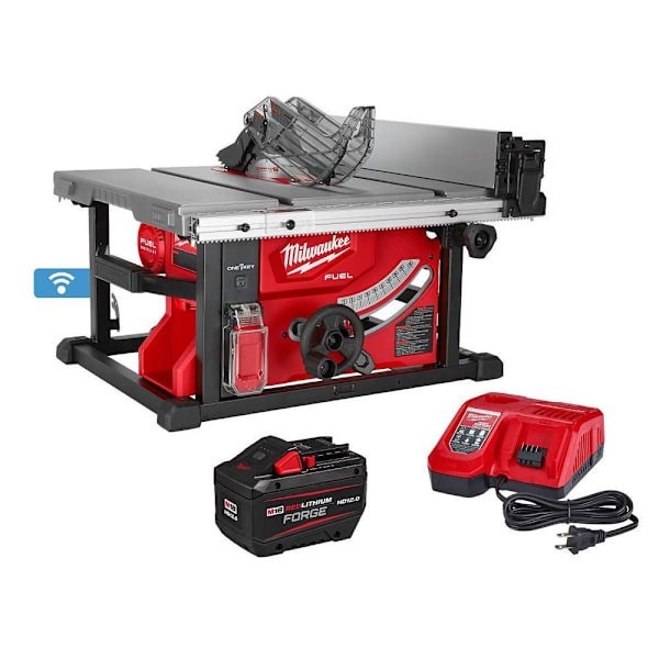Milwaukee M18 Fuel 18v 8-1/4 In. Lithium-Ion Brushless Cordless Table Saw Kit With One-Key