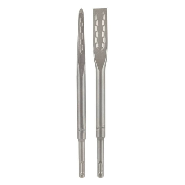 Milwaukee 10 In. Sds-Plus Demo Bull Point And Steel Flat Chisel