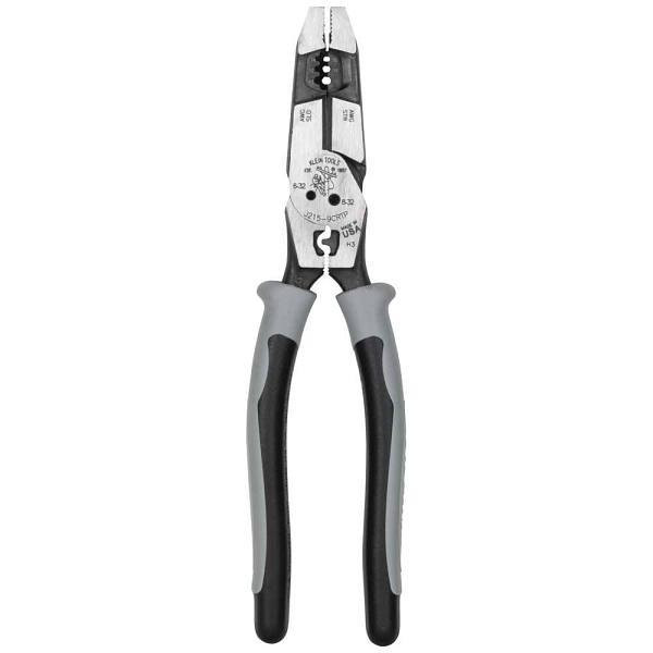 Klein Tools Hybrid Pliers With Crimper, Fish Tape Puller And Wire Stripper