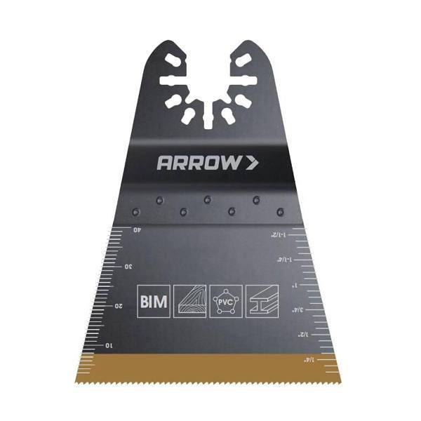 Arrow Titanium Coated Bi-Metal Wood And Nail Blade, 2-11/16"