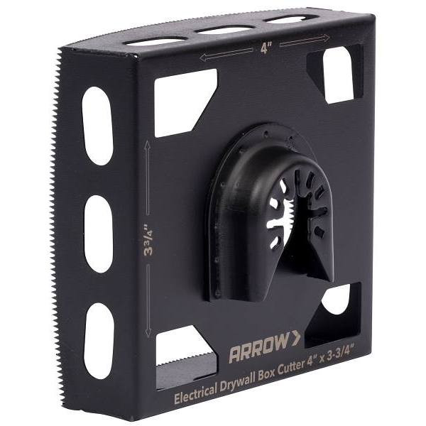Arrow 2 Gang Electrical Drywall Box Cutter, 4" X 3-3/4"