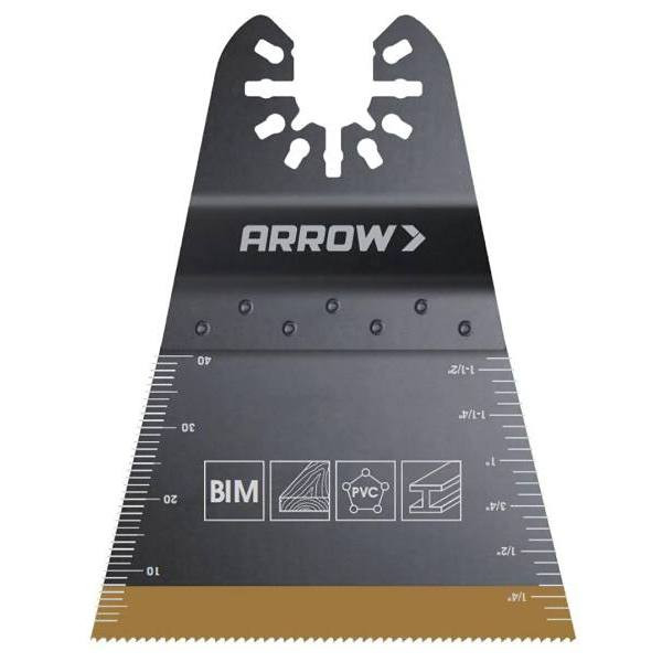 Arrow Titanium Coated Bi-Metal Wood And Nail Blade, 2-11/16", Package Of 3