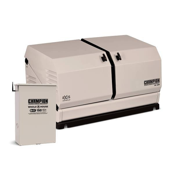 Champion 14,000-Watt Dual Fuel Liquid Propane/Gas House Home Standby Generator 100836