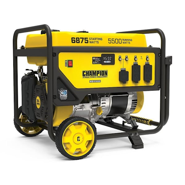 Champion Power Equipment 5500-Watt Portable Generator With CO Shield
