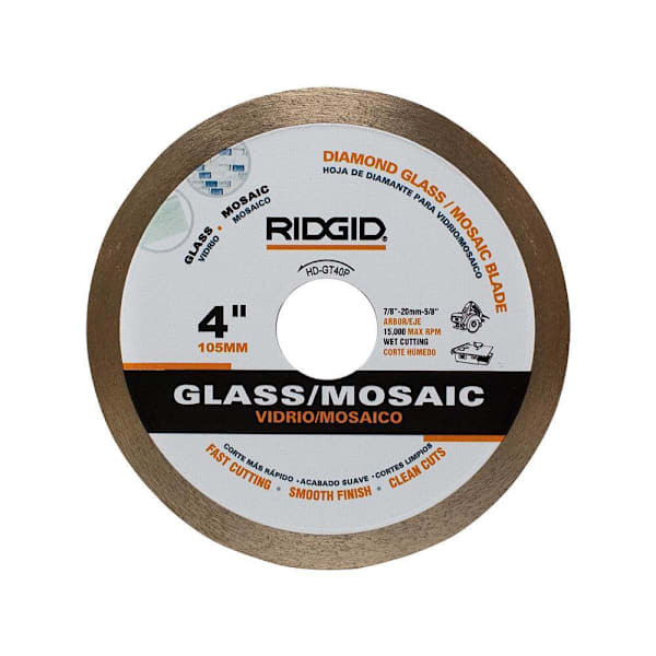Ridgid Glass Tile Diamond Blades Glass Tile Glass Mosaic Tile