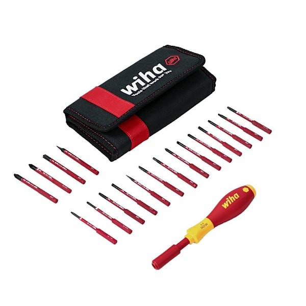 Wiha 19 Piece Insulated Softfinish Slimline Blade Set