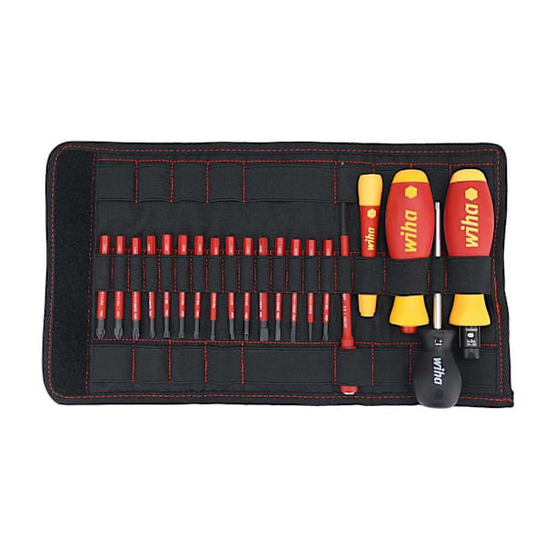 Wiha 20 Piece Insulated Torquevario-S 10-50 In/Lbsand Slimline Blade Set
