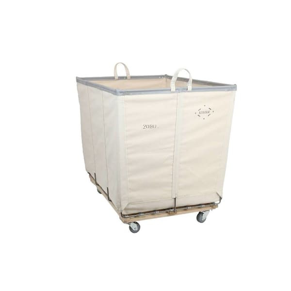 Steele Canvas Basket Corp 20bu Permanent Truck Canvas W/Grey Vinyl - 5" Casters