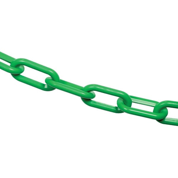 Mr. Chain 2" X 25 Green Biodegradable Plastic Safety Chain
