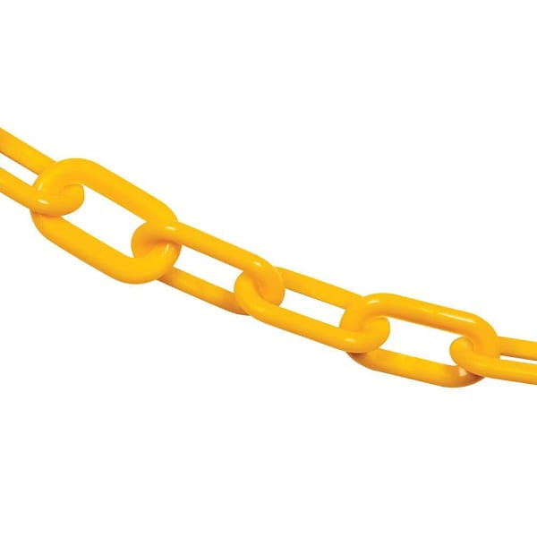 Mr. Chain 2" X 500 Traffic Yellow Plastic Safety Chain