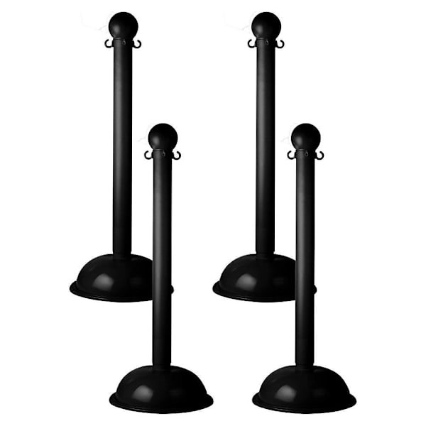 Mr. Chain Black 3" Stanchion Package Of 4
