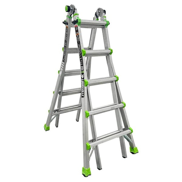 Louisville Ladder 22 Ft. Reach Aluminum Multipurpose Ladder, Type 1A