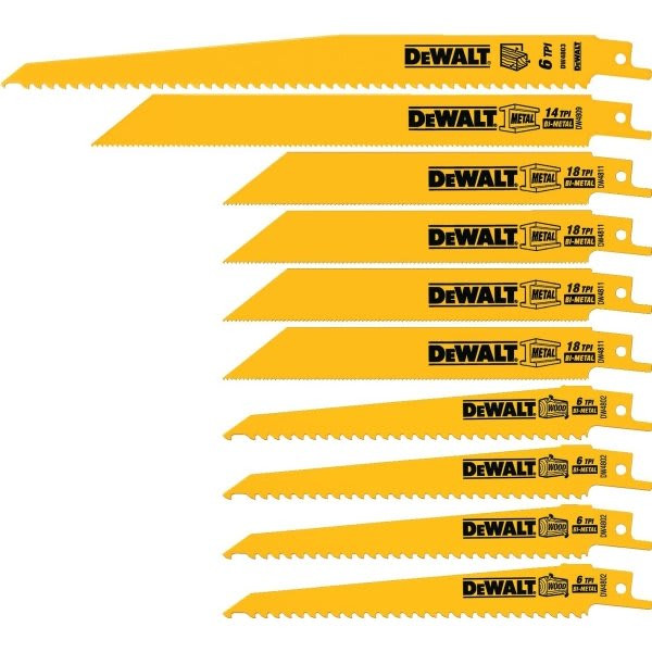 Dewalt Recip Blade Set
