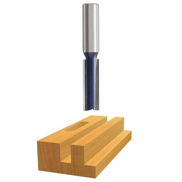 Bosch 1/4 Inch X 7/8 Inch Carbide Tipped 2-Flute Straight Bit