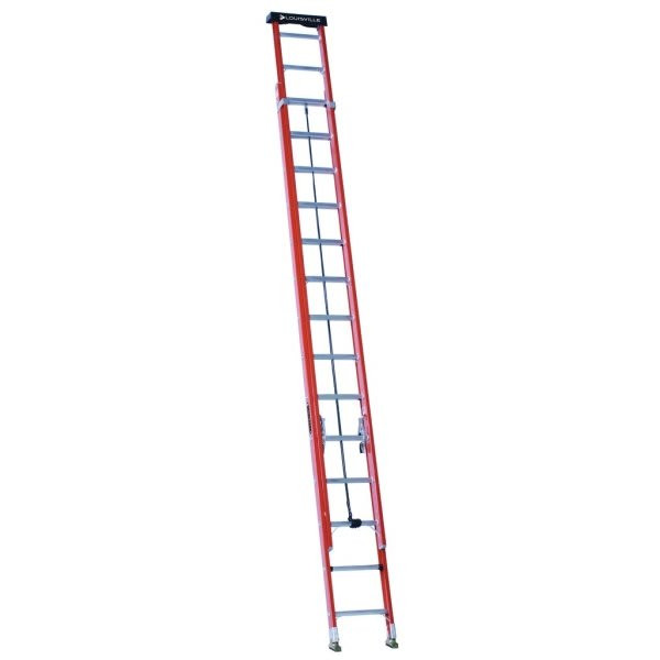 Louisville Ladder 28 Ft. Fiberglass Extension Ladder With Protop Type 1A