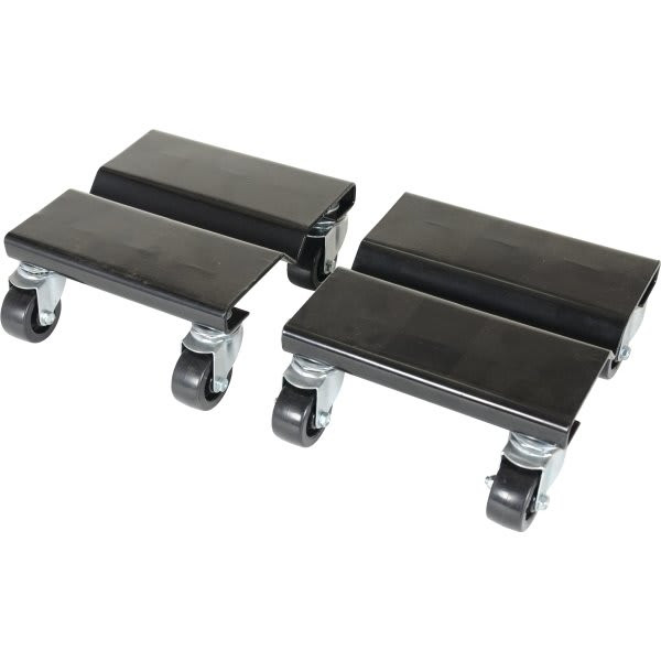Vestil 500 Lb Capacity 2-Set Steel Dolly 8 X 8", (2-Pack)