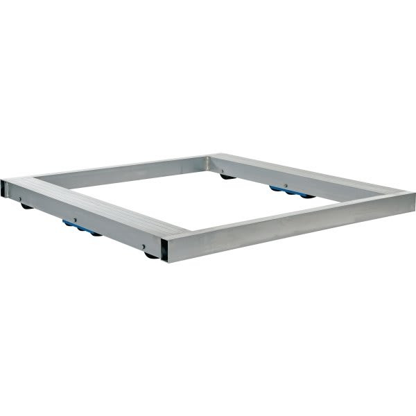 Vestil 8000 Lb Capacity Aluminum Pallet Dolly 48" X 48"