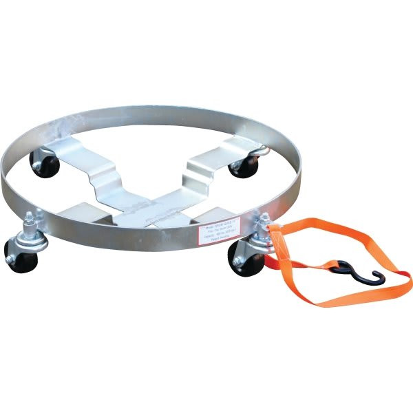 Vestil 900 Lb Gray Multi-Purpose Quad Drum Dolly With Hard-Rubber Wheels