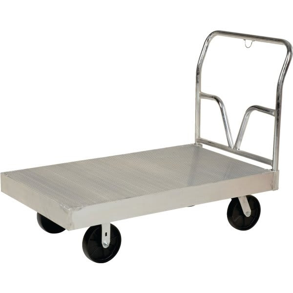 Vestil 4800 Lb Capacity Silver Aluminum Extruded Platform Truck 48" X 24"
