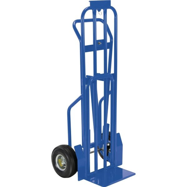 Vestil 600 Lb Capacity Blue Steel 4-Wheel Hand Truck