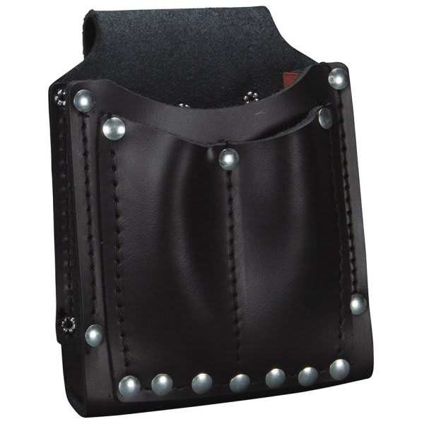 Klein Tools Brown 3-Pocket Utility Pouch 7"