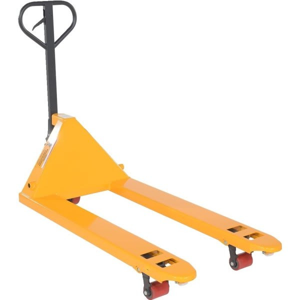 Vestil Yellow Pallet Truck - 5,500 Pounds, 27 X 48