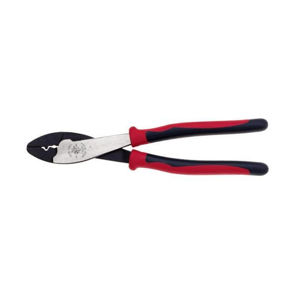 Klein Tools Journeyman Crimping/Cutting Tool, Non-Insulated/Insulated Terminals